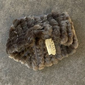Wyatt faux fur snood/scarf like new